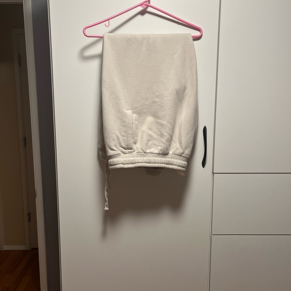 Calvin Klein Cream Track Pants